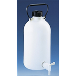 Bottiglione polietilene (PE) b/stretta rubinetto lt 5 CF/1 PZ