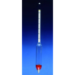 Densimetri senza termometro serie M 100, Lungh. 250 mm, Range di  misura 1,500 - 1,600 g / ml, Divisione 0,002 g / ml - Pz/Cf. 1