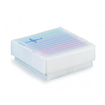Scatole criogeniche true north® Flatpack, PP, Per  provettine 1,5/2,0 ml, Colore bianco , Dimensioni (L x P x H) 133 x 130 x 51 mm, Numero  posti 81  - Pz/Cf. 10