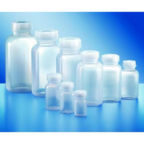 Bottiglie bocca larga, serie 303, PE-LD, Capacità 50 ml, Diam. 39,0 mm, Diam filettatura  esterna 32 mm, Altezza 76,0 mm - Pz/Cf. 1