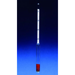 Densimetri Baumè, Lungh. 260 mm, Range di  misura 0 - 3 Bé, Divisione 0,1 Bé - Pz/Cf. 1