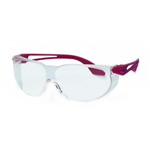 Occhiali protettivi uvex skylite 9174, Colore rosso , Lenti trasparente / UV 2-1,2  - Pz/Cf. 1