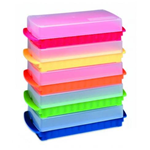Rack reversibile, PP, 96 pozzetti, Colore Blu, verde, rosa, giallo, arancione  - Pz/Cf. 5