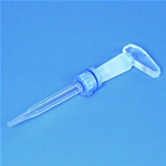 Chiavi di ricambio per rubinetti burette, Materiale  , Descrizione  , Per burette 50 ml - Pz/Cf. 1