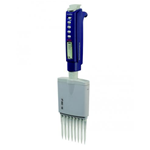 Micropipette Multicanale Acura electro XS 954, volume variabile, Capacità 0,5 - 10 µl, Incrementi 0,05 µl, Puntale Ultra 10 µl, Accuratezza Max. Vol. 1,0 (£ ± A%), Precisione Max. Vol 0,7 (£ CV%), Canali 8  - Pz/Cf. 1