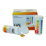LLG- Strisce indicatrici universali, in vial con coperchio a scatto, Premium, Range 0 - 14 pH, Contenuto  confezione Barattolo da 100 strisce con coperchio a scatto  - Pz/Cf. 100