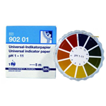 Cartine indicatrici universali per pH, Descrizione Rocchetto dispensatore con 1 rotolo , Range 1 - 11 pH - Pz/Cf. 1