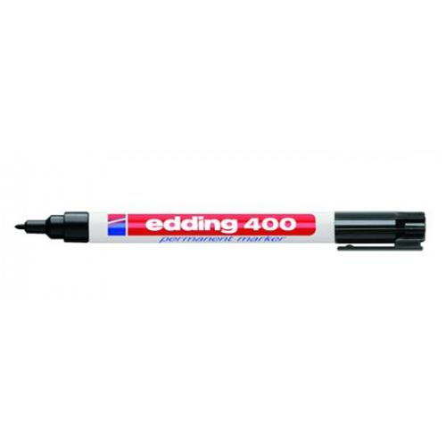 Lab-Shop  Prodotto: Pennarello indelebile edding 400, 1mm, Colore Nero -  Pz/Cf. 1 - EDDING (Consumabili per Laboratorio-Accessori - Documentazione);  EDDING 04 400 001