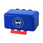 Scatola con equipaggiamento di sicurezza SecuBox Mini/Midi/Maxi, Tipo Midi , Descrizione Protezione degli occhi con inserti per 4 occhiali di protezione , Colore blu  - Pz/Cf. 1