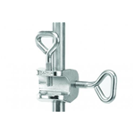 Morsetto per rastrelliera, Apertura  ganasce 13 mm, Angolo 90  - Pz/Cf. 1