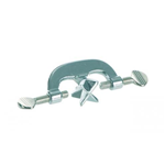 Morsetto, Descrizione con vite centrale , Apertura  ganasce 16,5 mm, Filettatura M8 , Materiale acciaio inossidabile 18/10  - Pz/Cf. 1