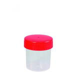 CONTENITORI PER CAMPIONI URINE UROBOX con tappo a vite, PP, STERILI IN BUSTA SINGOLA , Capacità 150 ml, Diam. con  tappo 62,5 mm, Altezza con  tappo 73 mm - Pz/Cf. 20