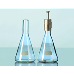 Beuta Erlenmeyer, vetro DURAN, Capacità 100 ml, Diam. 60 mm, Ø  collo 18 mm, Altezza 120 mm - Pz/Cf. 1