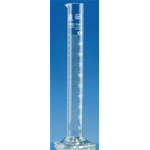 Cilindro graduato,  Boro 3.3, becco classe B SilberBrand (bianco) ml 25 CF/1 PZ