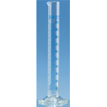 Cilindro graduato,  Boro 3.3, becco classe A BlauBrand DE-M ml 25 CF/1 PZ