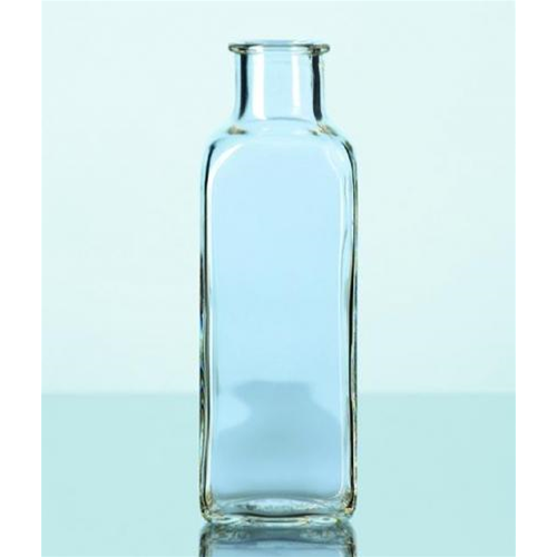 Bottiglia quadrata, Capacità 180 ml, Largh. 48 mm, Altezza 148 mm, Ø  collo 28 mm - Pz/Cf. 1