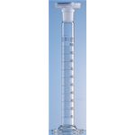 Cilindro graduato,  Boro 3.3, tappo classe A BlauBrand DE-M 10/19 ml 10 CF/1 PZ