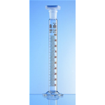 Cilindro graduato,  Boro 3.3, tappo classe B SilberBrand Eterna 29/32 ml 250 CF/1 PZ