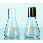 Matracci per coltura, vetro DURAN, collo diritto, Capacità 500 ml, Diam. 105 mm, Ø  collo 38 mm, Altezza 183 mm - Pz/Cf. 1