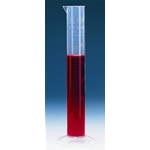 Cilindro polipropilene (PP) graduazione blu ml 250 CF/1 PZ