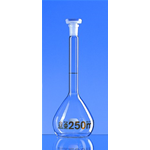 Matraccio tarato, vetro Boro 3.3, BlauBrand Eterna A DE-M tappo PP 10/19 ml 10 CF/1 PZ