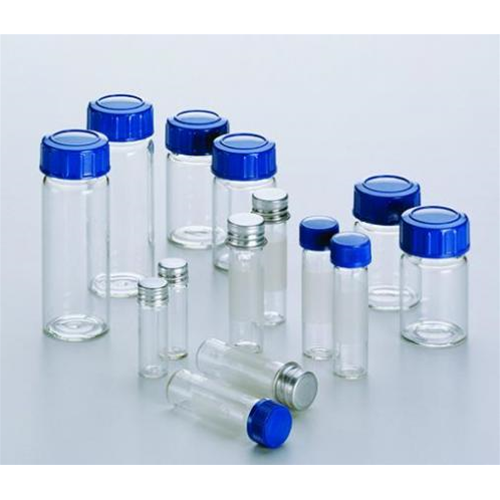 Lab-Shop  Prodotto: Provette in vetro, per colture, tappo a vite, vetro  Soda-lime, Capacità 5 ml, Diam. 14 mm, Altezza 50 mm, Tappo a vite Plastica  - Pz/Cf. 100 - SCHUETT-BIOTEC (Consumabili