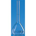 Matraccio tarato, vetro Boro 3.3, BlauBrand A DE-M flangiati ml 250 CF/1 PZ