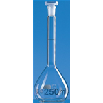 Matraccio tarato, vetro Boro 3.3, BlauBrand A DE-M tappo PP 12/21 ml 100 CF/1 PZ