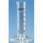 Cilindro graduato,  Boro 3.3, becco, basso cl-B Silberbrabd Eterna ml 25 CF/1 PZ