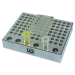 LLG- Blocchi termostatici, alluminio, Numero  posti 96 x 0.2 ml provette PCR + 6 x 1.5 ml provette  - Pz/Cf. 1