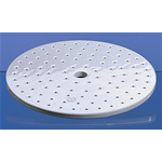 Tavolino in porcellana per essiccatore, DIN 250 Ø mm 235 CF/1 PZ