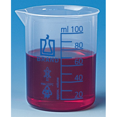 Bicchiere polipropilene PP grad blu 10 ml capacità ml 50 CF/1 PZ