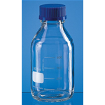Bottiglia laboratorio vetro Duran con tappo GL 45 ml 100 CF/1 PZ