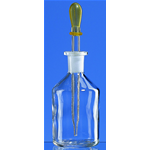 Contagocce di Ranvier vetro bianco completo tettina ml 100 CF/1 PZ