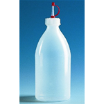 Bottiglia polietilene (PE) con tappo spruzzetta GL 25 ml 500 1 CF/50