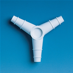 Raccordo forma a Y (120°) polipropilene per tubi Ø int mm 10 - 11 CF/1 PZ