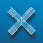 Raccordo forma a X polipropilene per tubi Ø int mm 12 - 13 CF/1 PZ