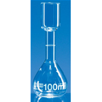 Matraccio tarato, vetro Boro 3.3, Kohlrausch SilberBrand ml 100 CF/1 PZ