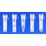 Microprovetta tappo attac. grad fondo piatto ml 0,5 non sterile 1 CF/1000