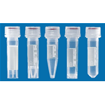 Microprovetta tappo vite fondo piatto ml 1,5 sterile 1 CF/500