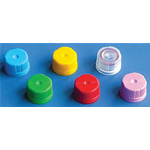 Tappo a vite autobloccante per microprovette blu 1 CF/1000
