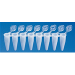 Provetta q PCR std strips da 8 tappo attaccato ml 0,2 1 CF/120