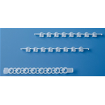 PCR cap strip 8 incolore for qPCR domed 781377/78 (25 bags x 12 strips) 1 CF/25