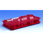 Portamicroprovette PP rosso posti 8 x 16 per Ø max mm 11 CF/1 PZ