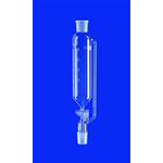 Imbuti gocciolatori, cilindrici, con tubo di equalizzazione della pressione, Capacità 50 ml, Grad. 1 ml, Foro 2,5 mm, NS 29/32 , Rubinetto   maschio Maschio PTFE  - Pz/Cf. 1