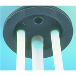 TAPPO DISTRIBUTORE PP per solventi (HPLC), Connessioni per tubi - diam., Descrizione 6,0 mm, senza rubinetti  - Pz/Cf. 1