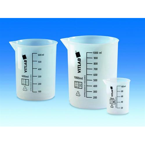 Beakers di Griffin, ETFE, Capacità 100 ml, Grad. 20 ml, Diam. 50 mm, Altezza 72 mm - Pz/Cf. 1