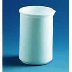 BEAKER, forma Bassa, PTFE, Capacità 25 ml, Diam. 32 mm, Altezza 47 mm - Pz/Cf. 1