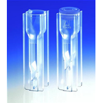 Cuvette monouso in plastica per il range UV-VIS, Descrizione UV micro cuvette (altezza centro 8.5 mm) , Capacità 70 - 850 µl, Cammino  ottico 10,0 mm, Range  operativo 230 - 900 nm - Pz/Cf. 100