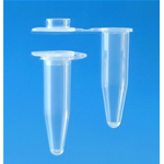 Microprovette singole per PCR con tappo attaccato, PP, Capacità 0,5 ml, Descrizione tappo piatto , Colore incolore  - Pz/Cf. 1000
